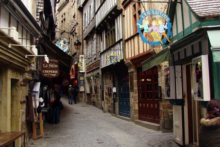 Cobbled Streets in the Mont St. Michel