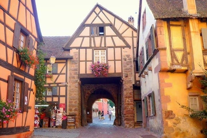 The beautiful town of Riquewihr