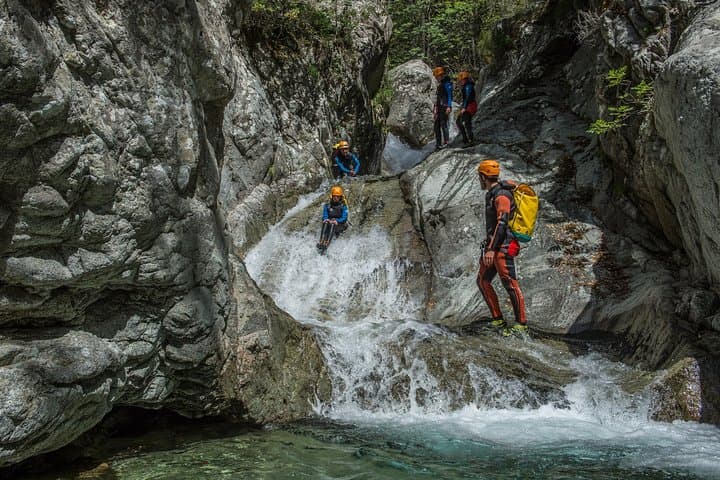 Canyoning The Verghellu Canyon in Corsica