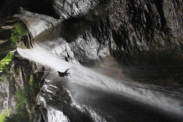 Canyoning sensation of Angon on the shores of Lake Annecy