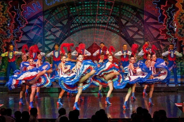 Moulin Rouge Dinner Show with Champagne and Drop Off