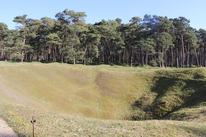 Bomb crater