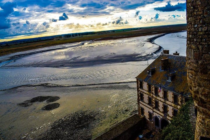 View from Abbey of Mont Saint-Michel