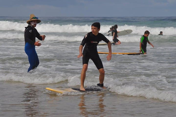 Surfing lessons