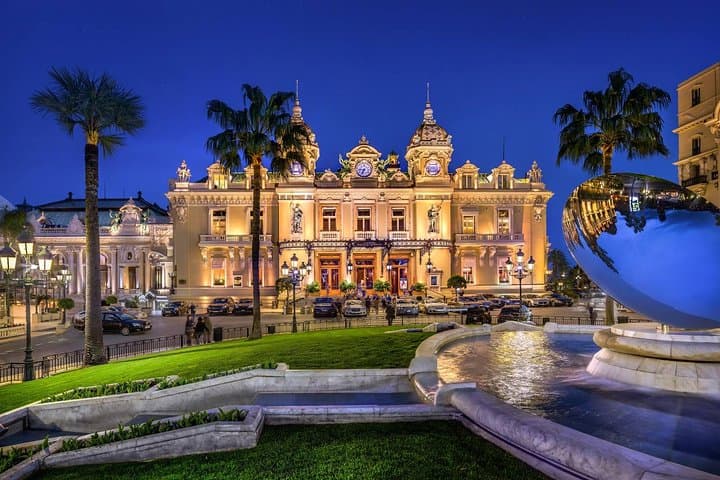 Private Tour of Monte Carlo by Night from Nice