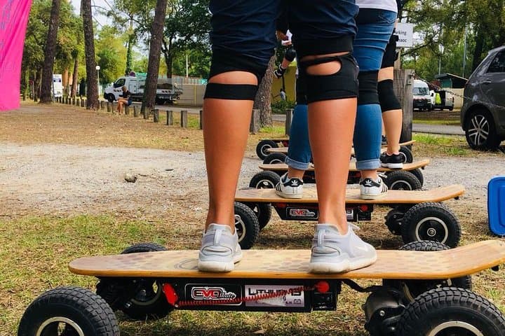 Electric cross skate initiation from 6 years old