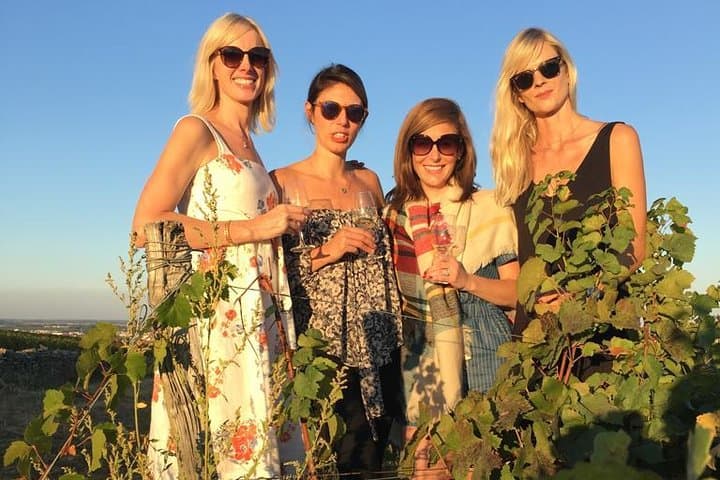 Tasting in the vineyards
