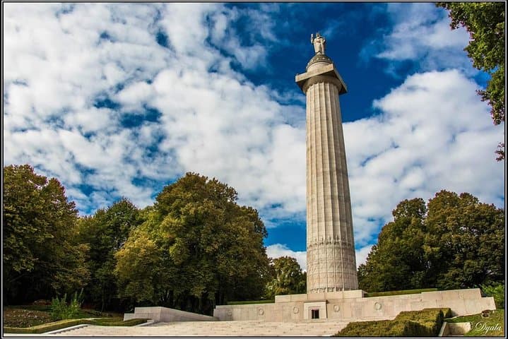 Montfaucon American Monument celebrating the U.S victory after the Meuse Argonne Offensive in November 1918.