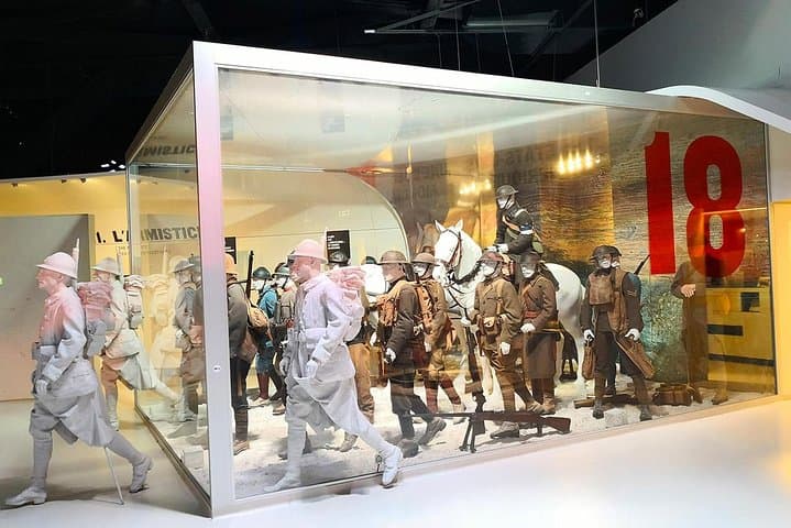 The Great War Museum in Meaux display a huge collection of artefacts (up to 50000) and is also the largest museum in europe who focus into the world war one conflict.