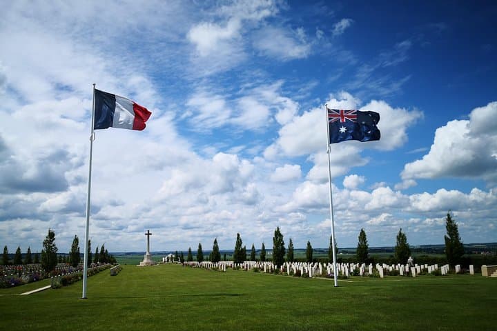 Australian War Memorial in Villers Bretonneux, Somme - Commonwealth War Cemetery