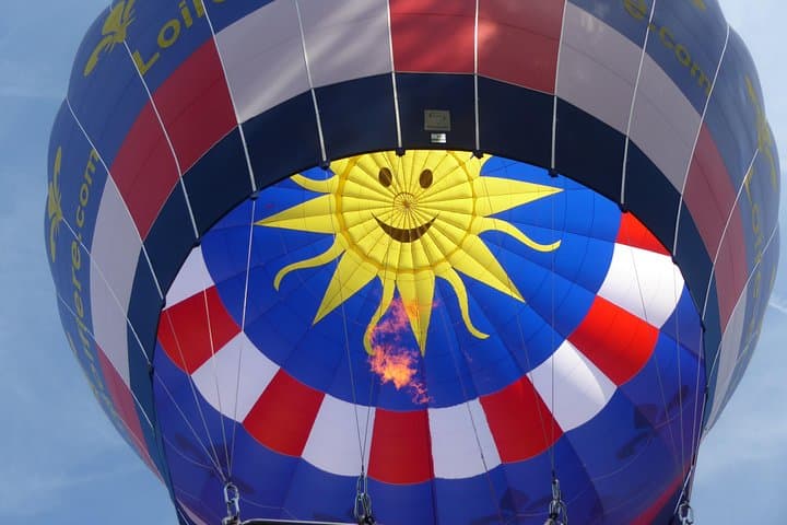 Hot Air Balloon Flight over the castle of Chenonceau / France