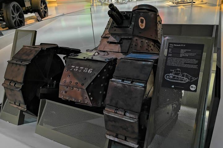 Museum of the Great War in Meaux - WW1 French Renault FT-17 Tank