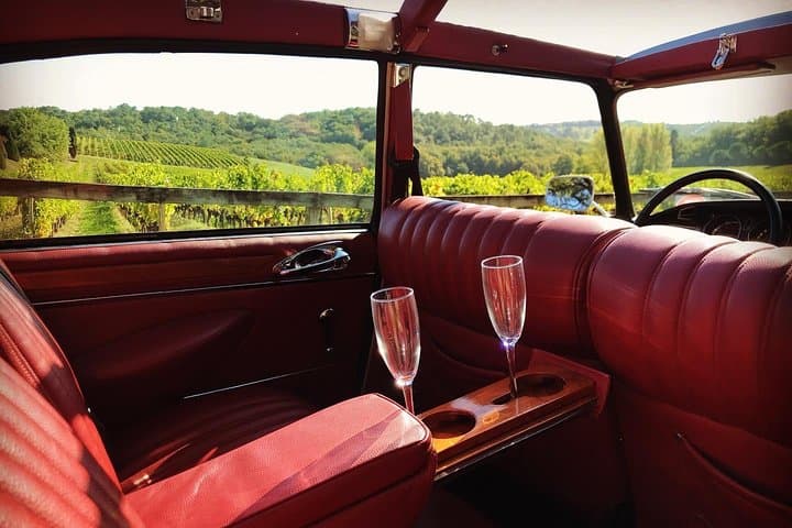 Top down, minibar onboard (optional)