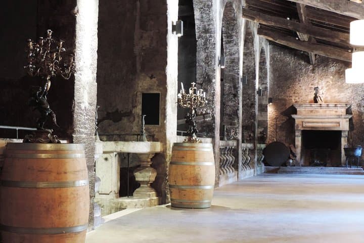 The vaulted room