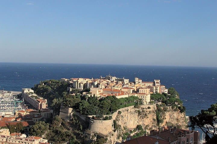 The rock old town Monaco