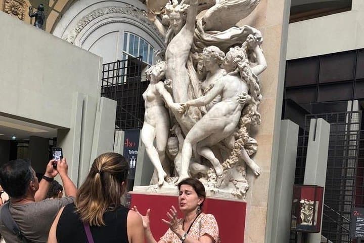 visiting the masterpieces of impressionists at Orsay museum