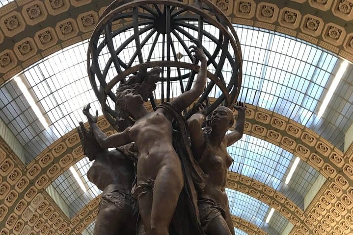 visiting the masterpieces of impressionists at Orsay museum