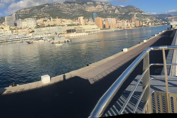 Splendid view from the port of Monaco
