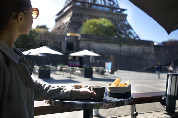 Seine River Sightseeing Cruise and Lunch at Le Bistro Parisien