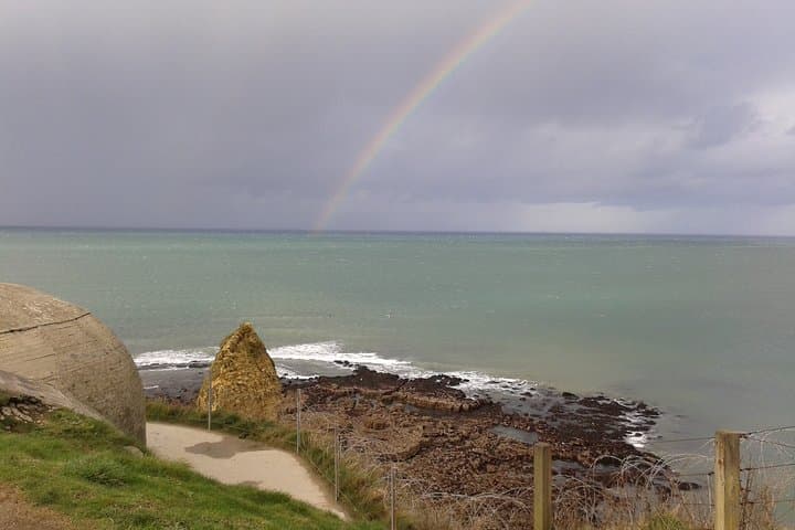Rainbow over Pointe du Hoc