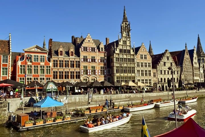 Ghent. Boat trip.