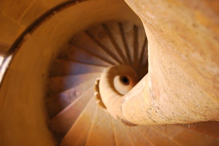 Famous spiral staircase from 1510