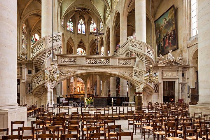 The 
Saint-Etienne du Mont church