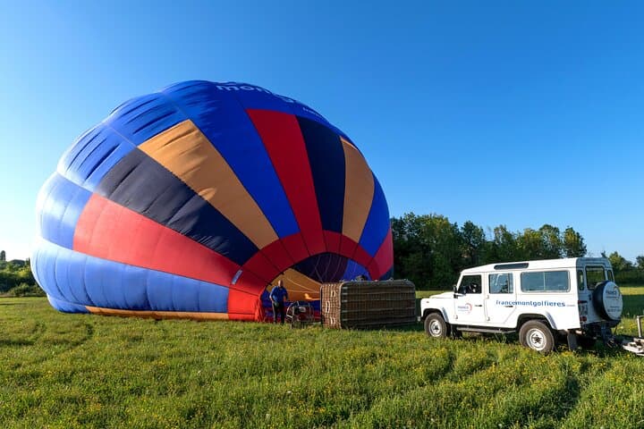 Getting the balloon ready for take off
