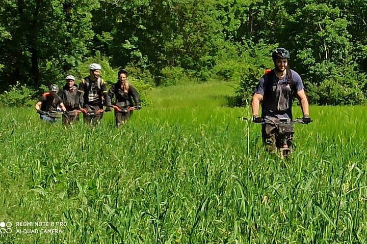 3h hike through fields