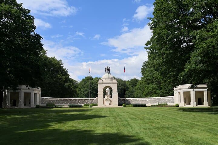 "Delville Wood" in Longueval, Somme (View towards the South African National Memorial)