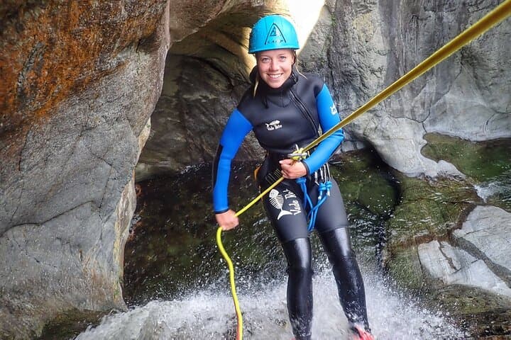 Sliding, Jumping, and Abseiling the Llech