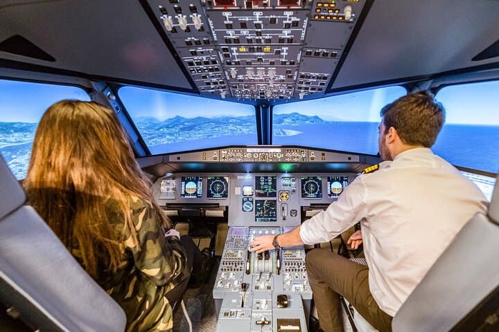 Private Pilotage of a Flight Simulator in Paris