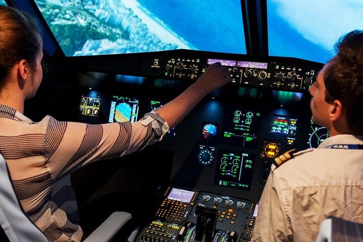 Private Pilotage of a Flight Simulator in Paris