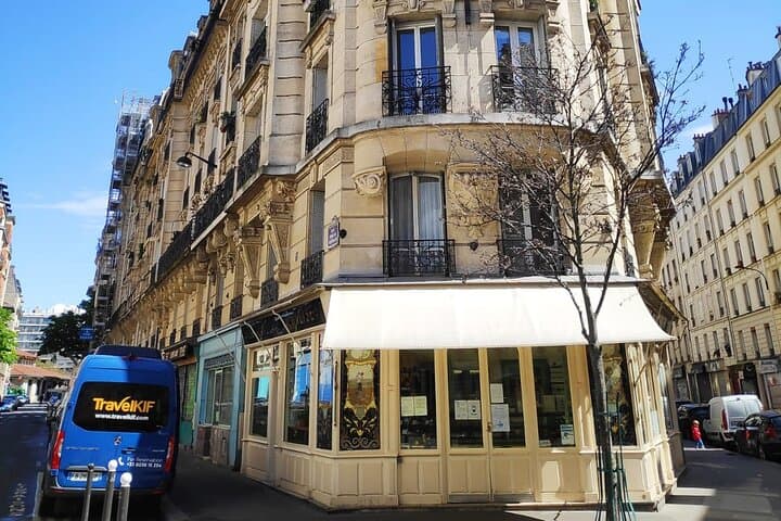Beautiful corner building in Paris, outside touristic area. This private tour can bring you to nice place that only local parisian who usually come.