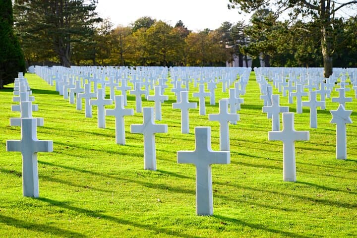 American D-Day Beaches in Normandy from Paris