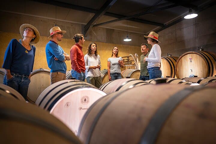 visit of the oak barrel room