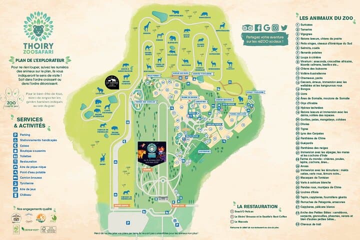 Private excursion to Thoiry ZooSafari from Paris