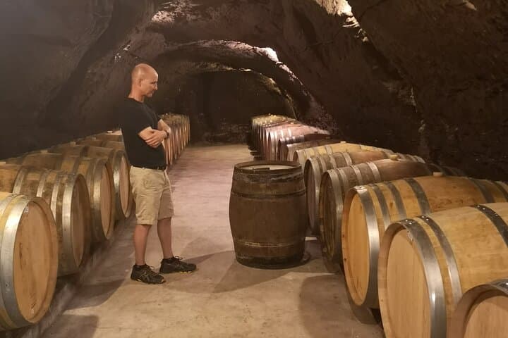 Down in the cellars.