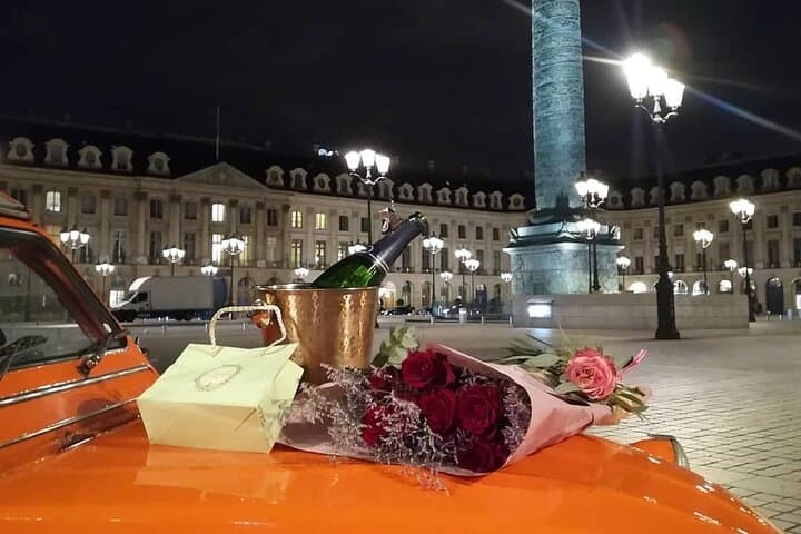 Experience the Magic of Paris By Night: A 2-Hour Iconic 2CV Tour