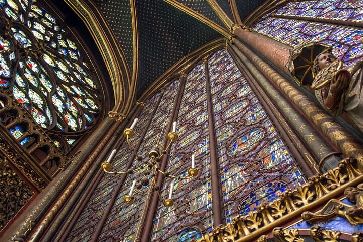 Saint Chapelle Paris stained glasses
