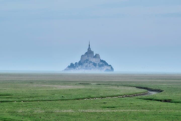 Mont Saint Michel seen from afar
the Mont Saint Michel seen from afar