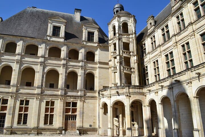 Chambord inner courtyard