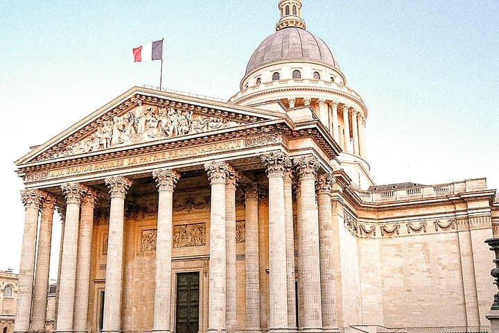 The Essentials of Paris in a Classic Open Top Car Citroën DS