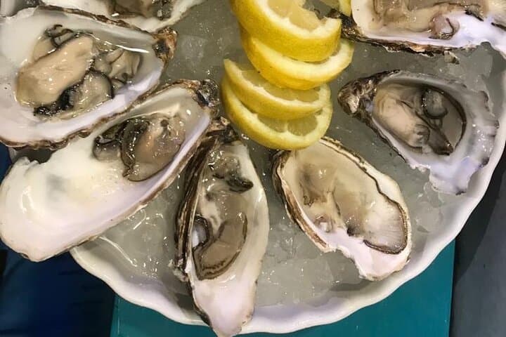Oysters fresh from the 
 Atlantic