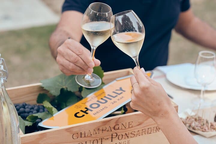 Taste Veuve Clicquot Champagne.