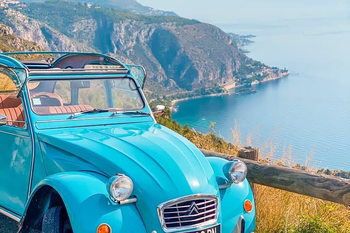 Nice to Monaco in 2CV Citroën by the coastal villages