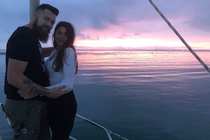 Sunset on a Sailboat in the Camargue