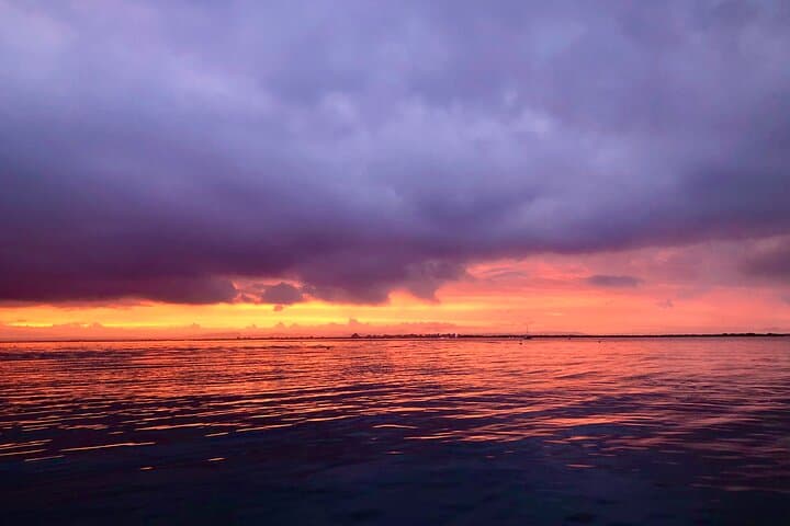 Sunset on a Sailboat in the Camargue