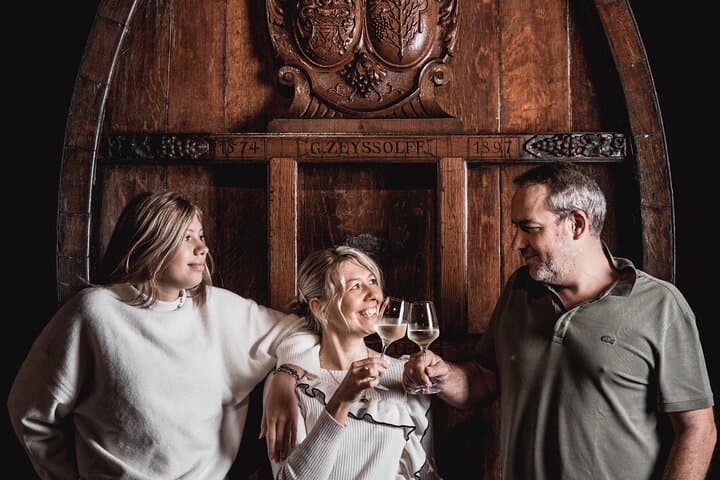 Immersive cellar tour, tasting and picnic basket