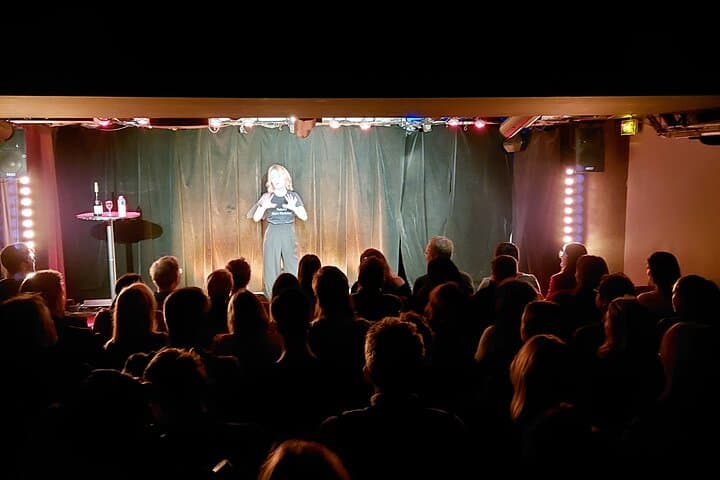 70 comfortable seats all close to the stage!
